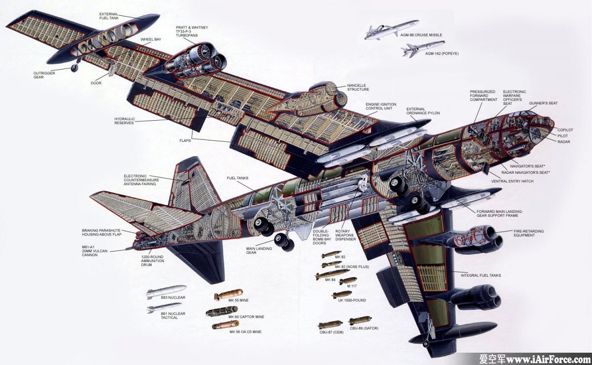 b52轰炸机图片