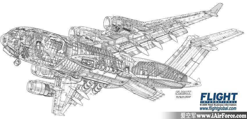 C-17 运输机 立体剖视图