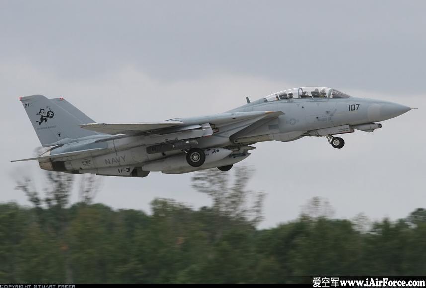 F-14D 起飞收起落架 战斗机 雄猫 Tomcat