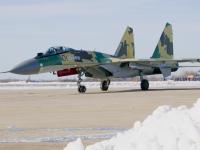 苏-35 冬季机场 Su-35